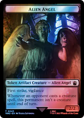 Alien Angel // Alien Salamander Double-Sided Token (Surge Foil) [Doctor Who Tokens] | Devastation Store