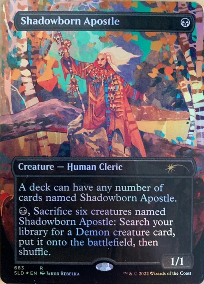 Shadowborn Apostle (Borderless) (683) [Secret Lair Drop Promos] | Devastation Store