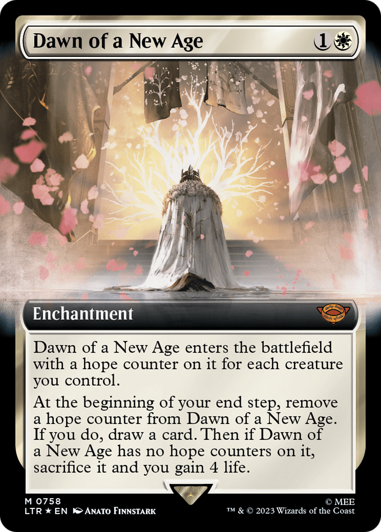 Dawn of a New Age (Extended Art) (Surge Foil) [The Lord of the Rings: Tales of Middle-Earth] | Devastation Store