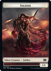 Boar // Soldier Double-sided Token [Double Masters 2022 Tokens] | Devastation Store