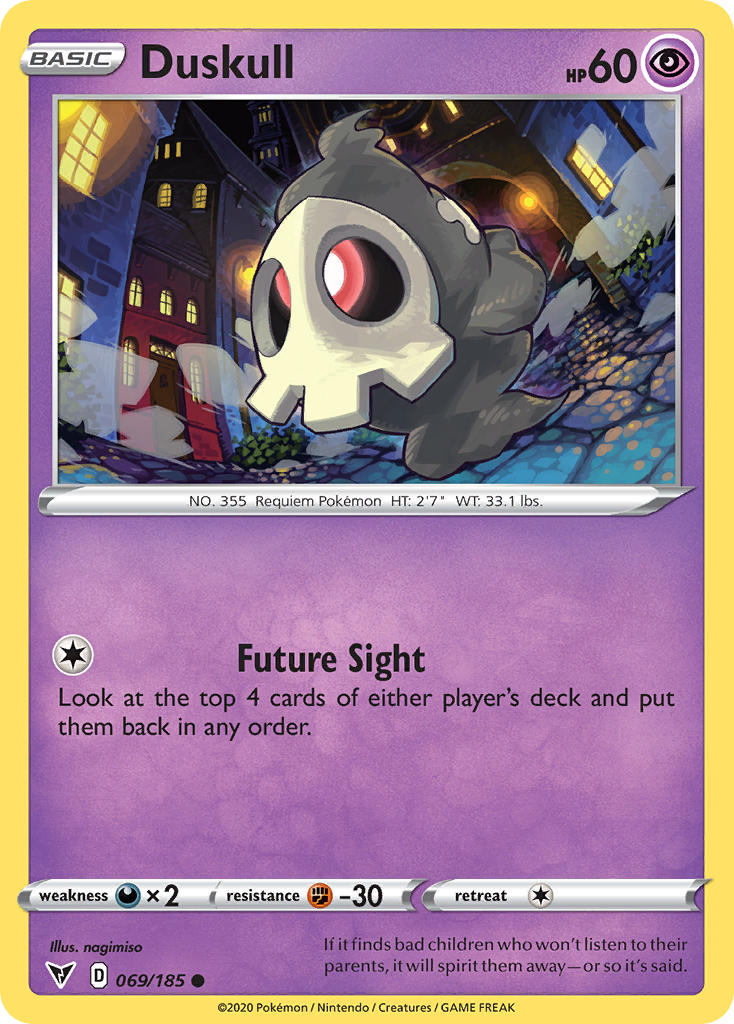 Duskull (069/185) [Sword & Shield: Vivid Voltage] | Devastation Store