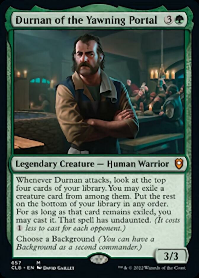 Durnan of the Yawning Portal [Commander Legends: Battle for Baldur's Gate] | Devastation Store