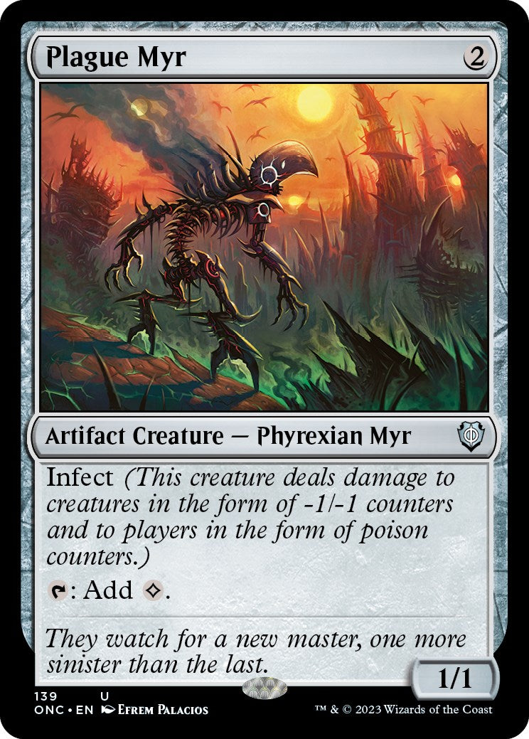 Plague Myr [Phyrexia: All Will Be One Commander] | Devastation Store