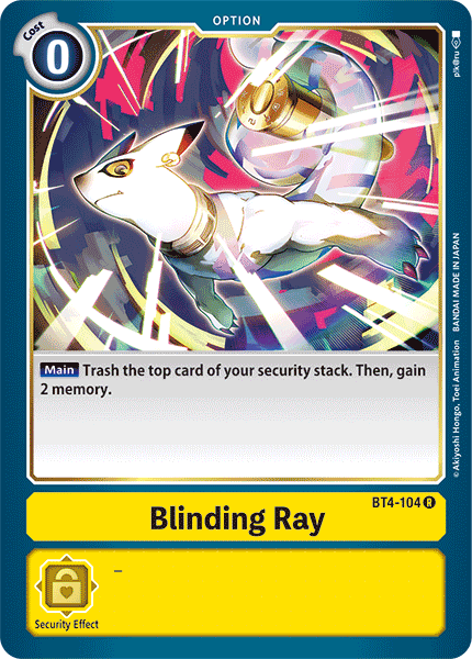 Blinding Ray [BT4-104] [Great Legend] | Devastation Store