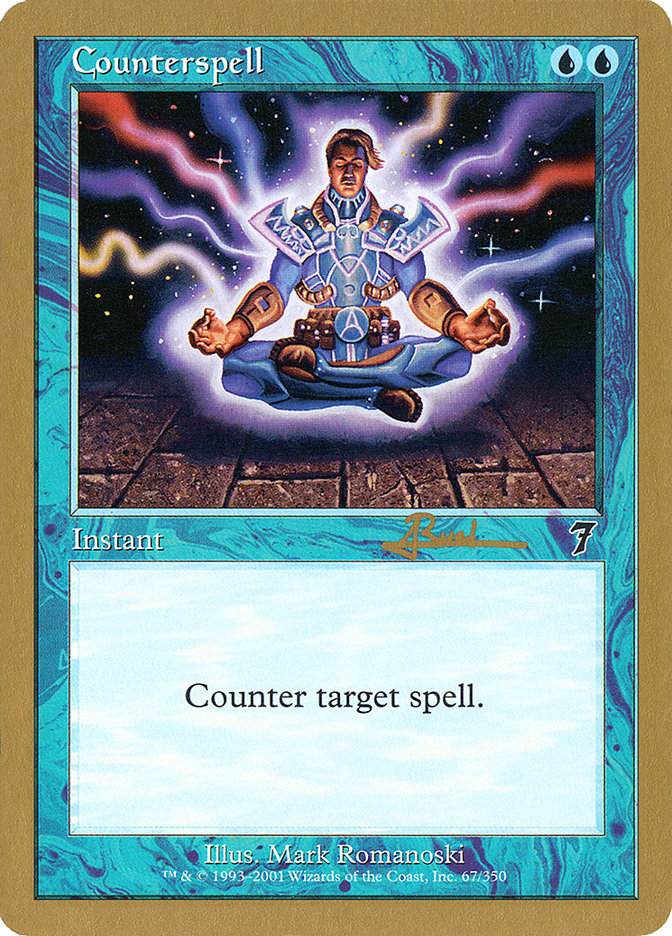 Counterspell (Antoine Ruel) (7ED) [World Championship Decks 2001] | Devastation Store