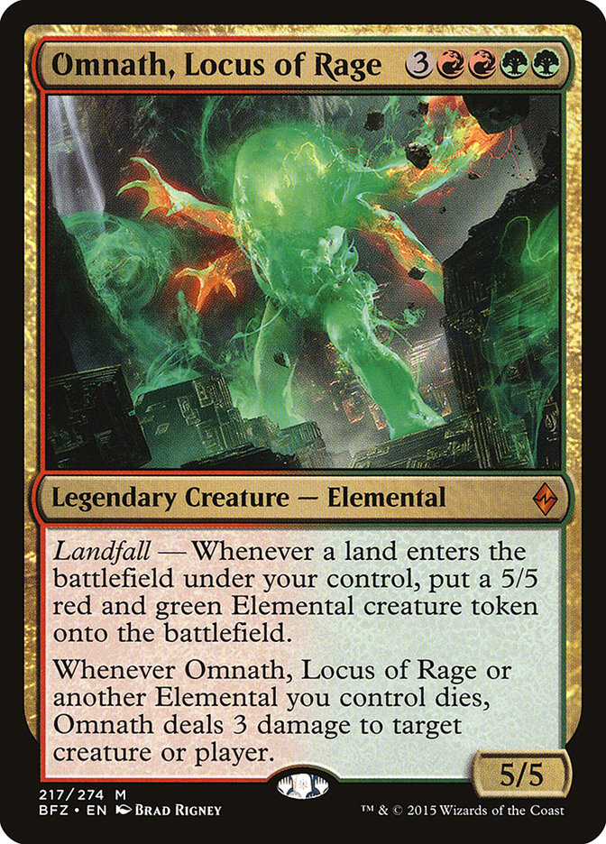 Omnath, Locus of Rage [Battle for Zendikar] - Devastation Store | Devastation Store