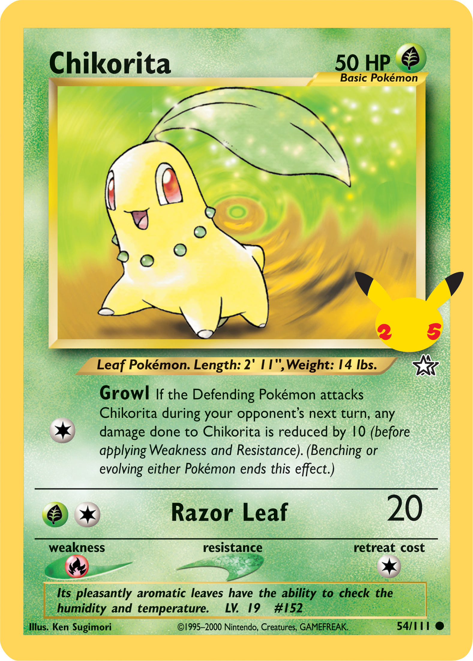 Chikorita (54/111) [First Partner Pack] | Devastation Store