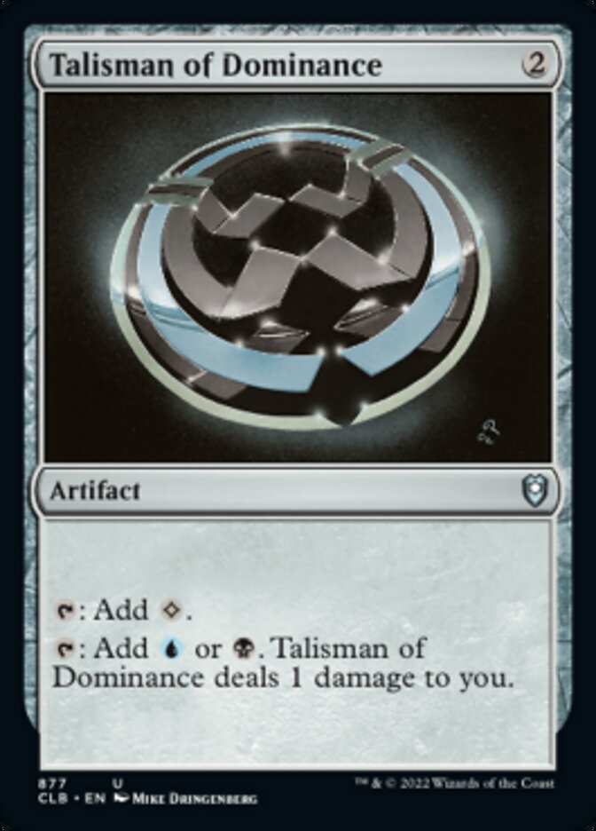 Talisman of Dominance [Commander Legends: Battle for Baldur's Gate] | Devastation Store