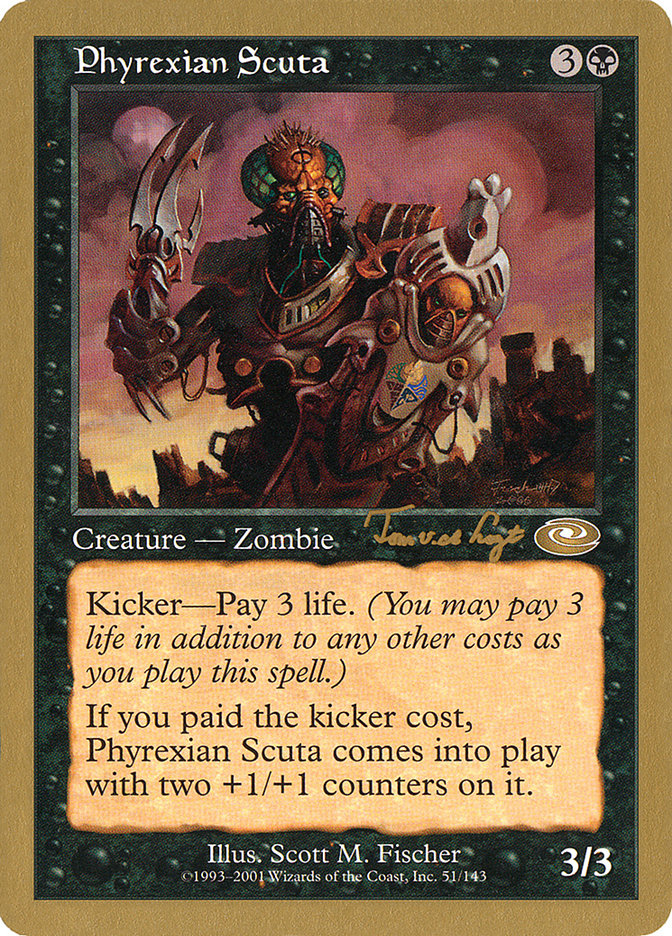 Phyrexian Scuta (Tom van de Logt) [World Championship Decks 2001] | Devastation Store