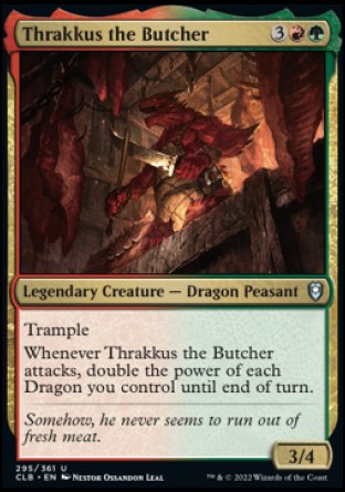 Thrakkus the Butcher [Commander Legends: Battle for Baldur's Gate] | Devastation Store