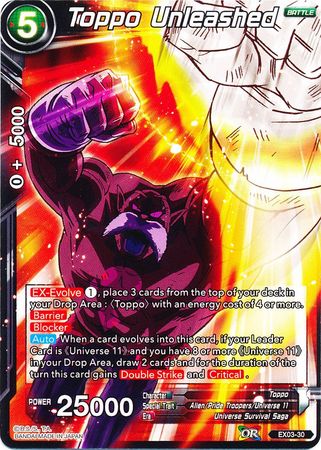 Toppo Unleashed [EX03-30] | Devastation Store