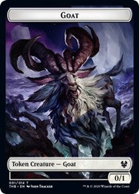 Goat // Human Soldier Double-sided Token [Theros Beyond Death Tokens] | Devastation Store