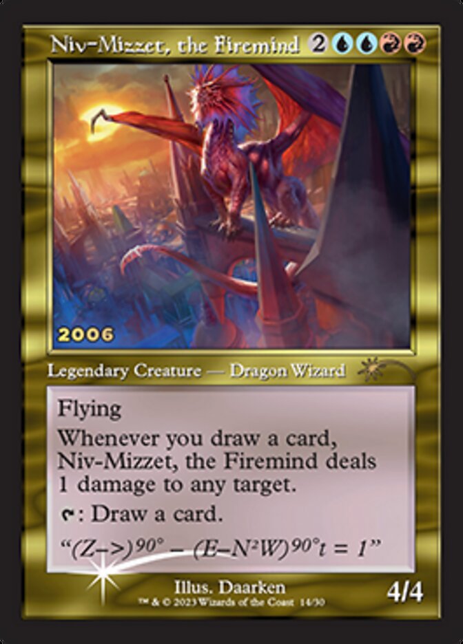 Niv-Mizzet, the Firemind [30th Anniversary Promos] | Devastation Store