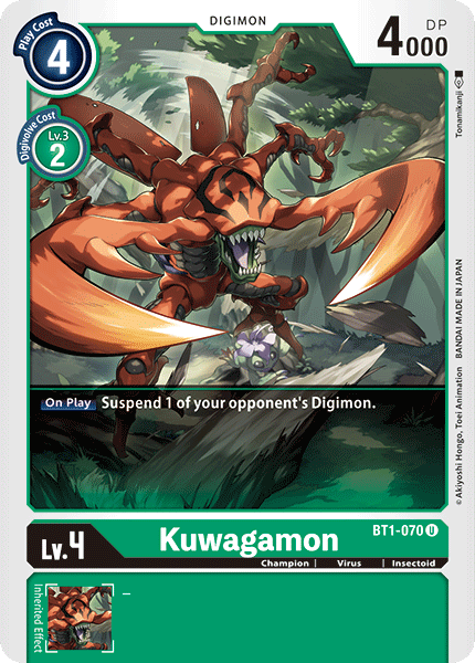 Kuwagamon [BT1-070] [Release Special Booster Ver.1.0] | Devastation Store