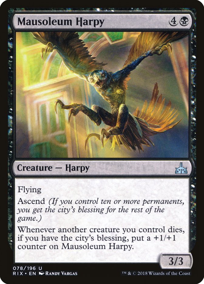 Mausoleum Harpy [Rivals of Ixalan] - Devastation Store | Devastation Store