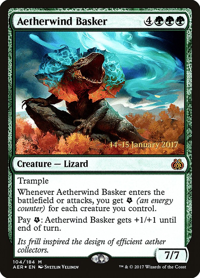 Aetherwind Basker  [Aether Revolt Prerelease Promos] - Devastation Store | Devastation Store