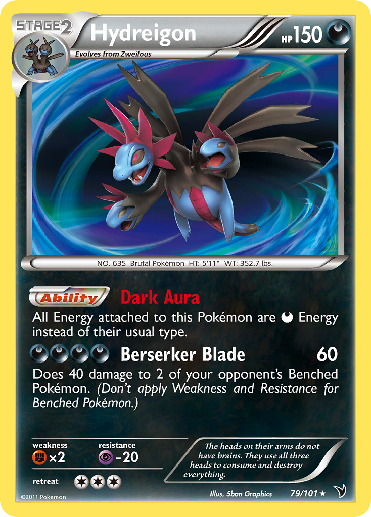 Hydreigon (79/101) [Black & White: Noble Victories] | Devastation Store