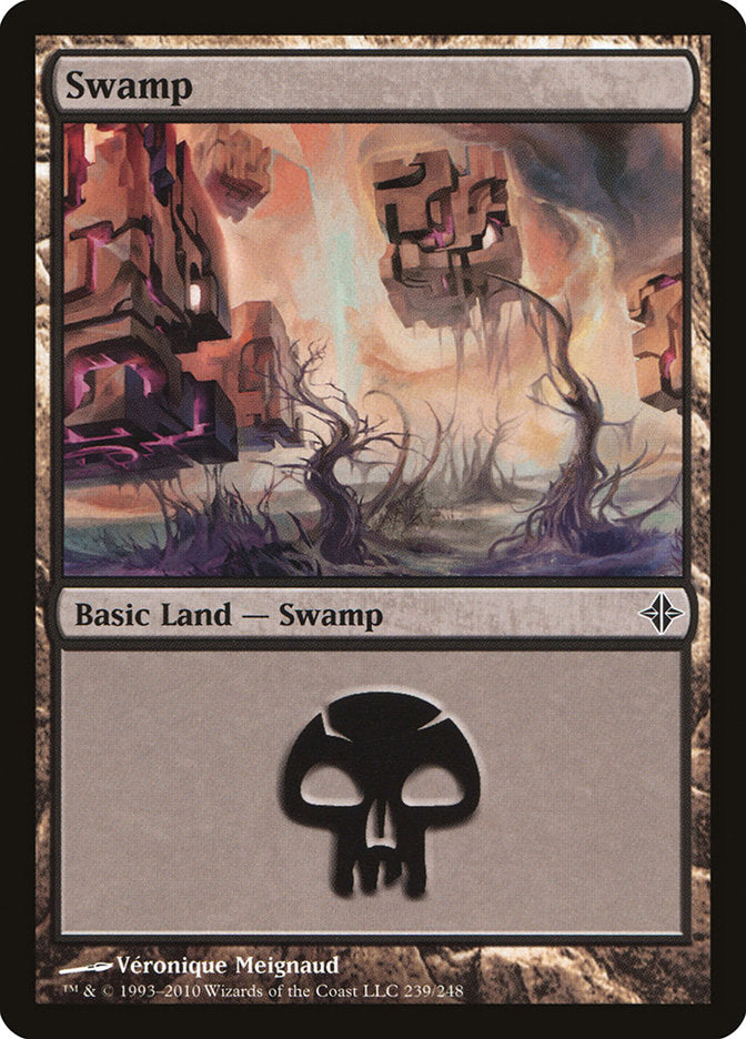 Swamp (239) [Rise of the Eldrazi] - Devastation Store | Devastation Store