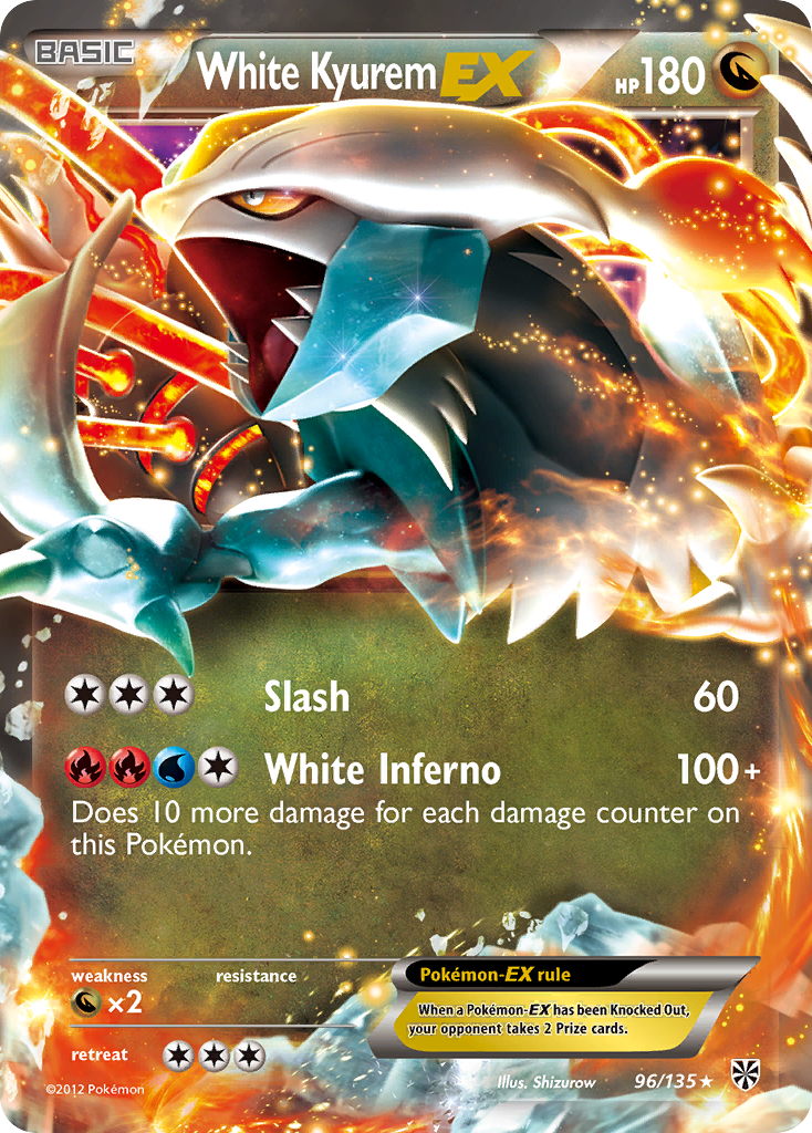 White Kyurem EX (96/135) [Black & White: Plasma Storm] | Devastation Store