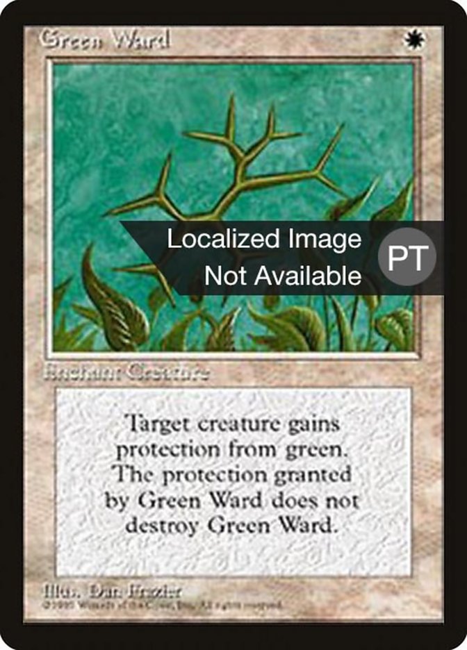 Green Ward [Fourth Edition (Foreign Black Border)] | Devastation Store
