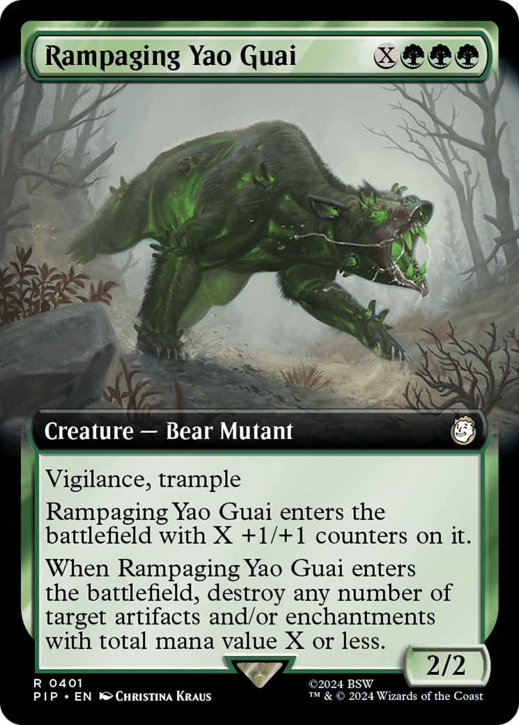 Rampaging Yao Guai (Extended Art) [Fallout] | Devastation Store