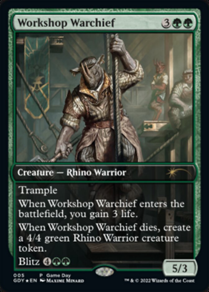Workshop Warchief [Game Day 2022] | Devastation Store