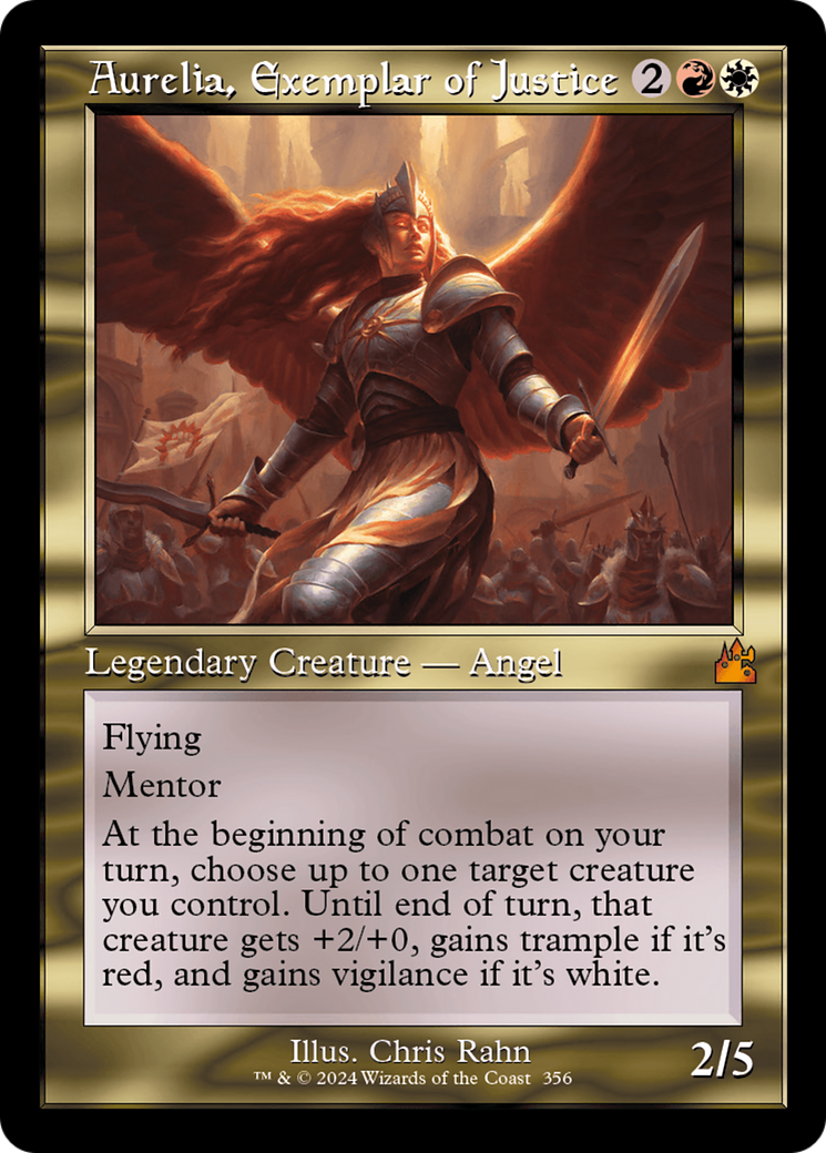 Aurelia, Exemplar of Justice (Retro) [Ravnica Remastered] | Devastation Store