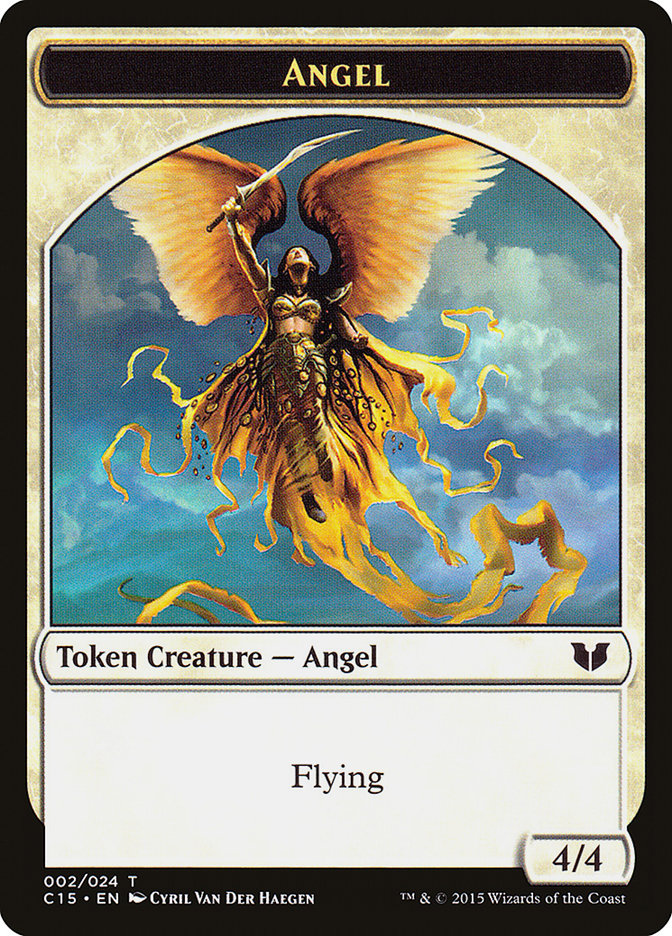 Spirit (022) // Angel Double-Sided Token [Commander 2015 Tokens] | Devastation Store