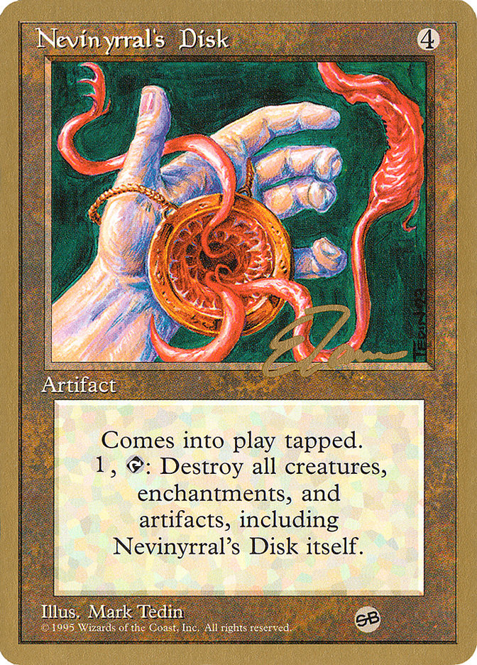 Nevinyrral's Disk (Eric Tam) (SB) [Pro Tour Collector Set] | Devastation Store