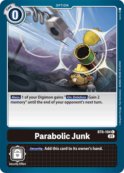 Parabolic Junk [BT6-104] [Double Diamond] | Devastation Store