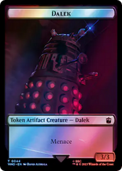 Dalek // Treasure (0062) Double-Sided Token (Surge Foil) [Doctor Who Tokens] | Devastation Store
