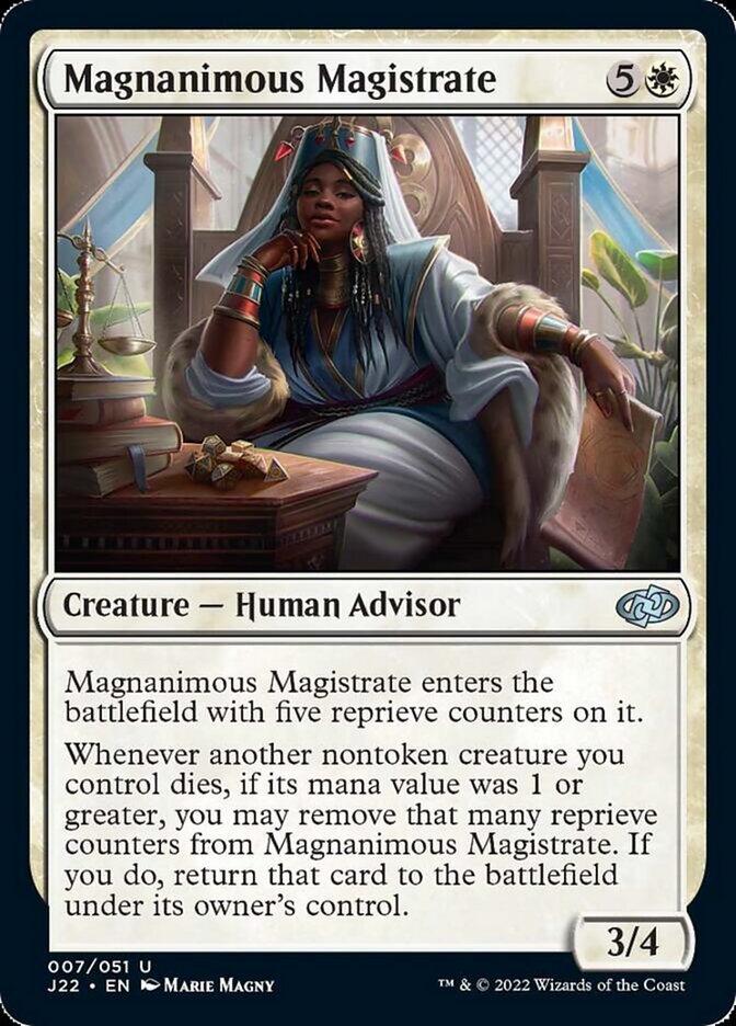 Magnanimous Magistrate [Jumpstart 2022] | Devastation Store