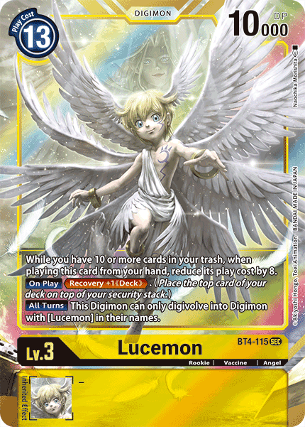 Lucemon [BT4-115] (Alternate Art) [Great Legend] | Devastation Store