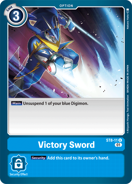Victory Sword [ST8-11] [Starter Deck: Ulforce Veedramon] | Devastation Store