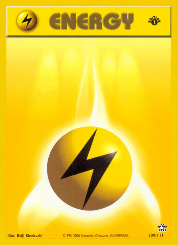 Lightning Energy (109/111) [Neo Genesis 1st Edition] | Devastation Store