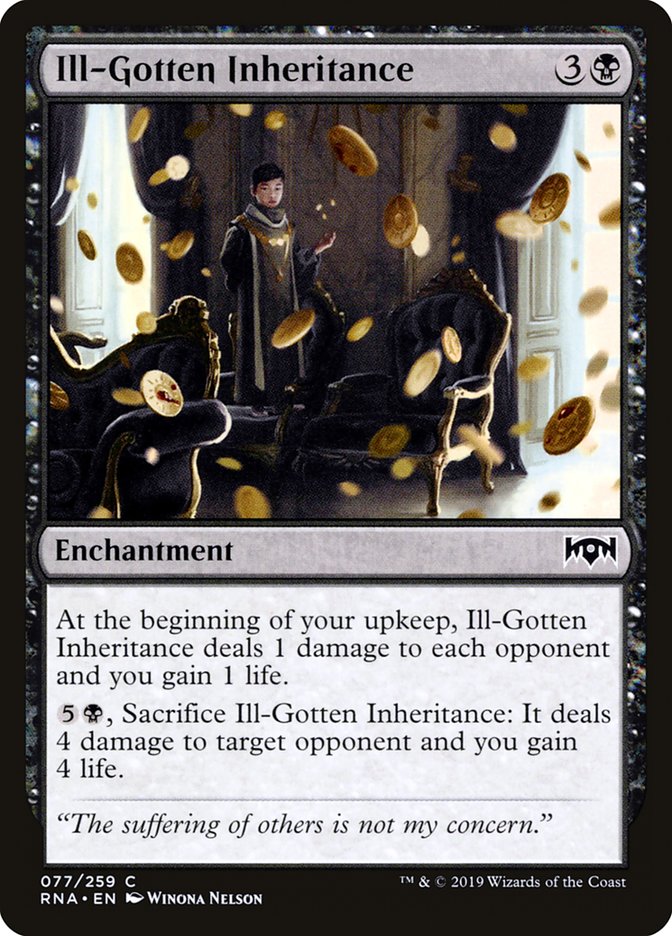 Ill-Gotten Inheritance [Ravnica Allegiance] | Devastation Store