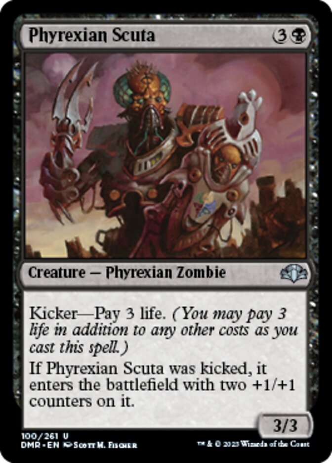 Phyrexian Scuta [Dominaria Remastered] | Devastation Store