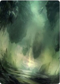 Swamp 1 Art Card [Zendikar Rising Art Series] | Devastation Store