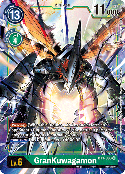 GranKuwagamon [BT1-083] (Alternate Art) [Release Special Booster Ver.1.5] | Devastation Store