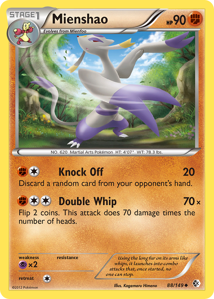 Mienshao (88/149) [Black & White: Boundaries Crossed] | Devastation Store