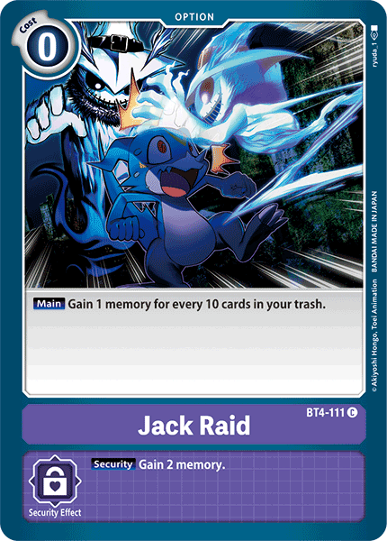 Jack Raid [BT4-111] [Great Legend] | Devastation Store