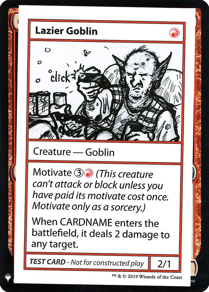 Lazier Goblin [Mystery Booster Playtest Cards] | Devastation Store