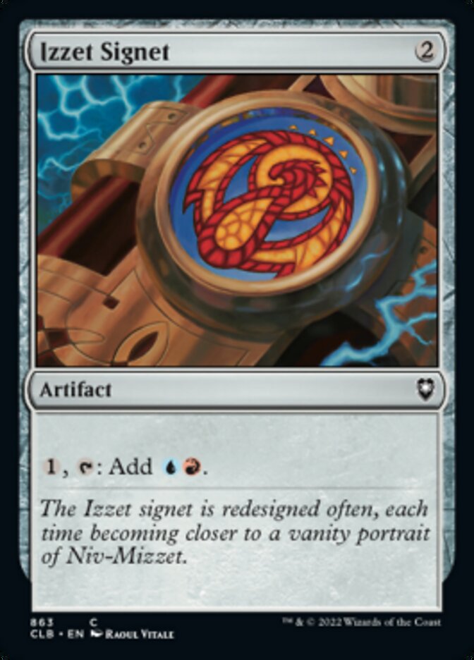 Izzet Signet [Commander Legends: Battle for Baldur's Gate] | Devastation Store