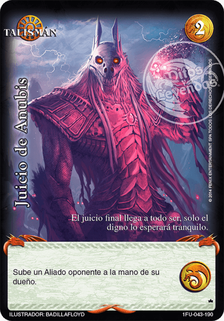 (1FU-043-190) Juicio de Anubis – Real - Devastation Store | Devastation Store