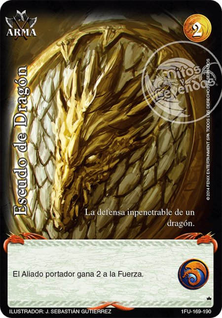 (1FU-169-190) Escudo de Dragón – Vasallo - Devastation Store | Devastation Store