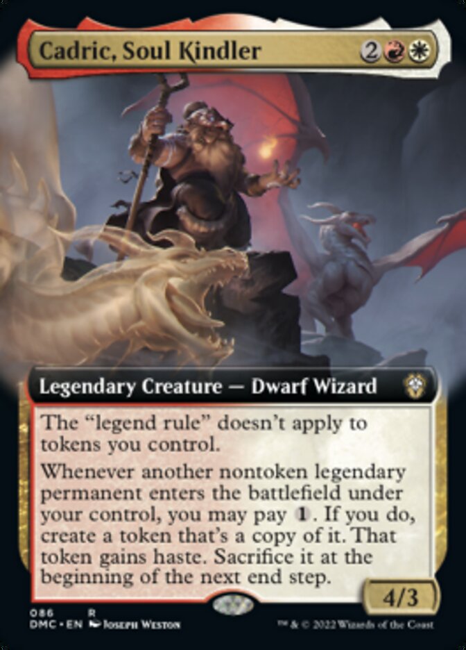 Cadric, Soul Kindler (Extended Art) [Dominaria United Commander] | Devastation Store