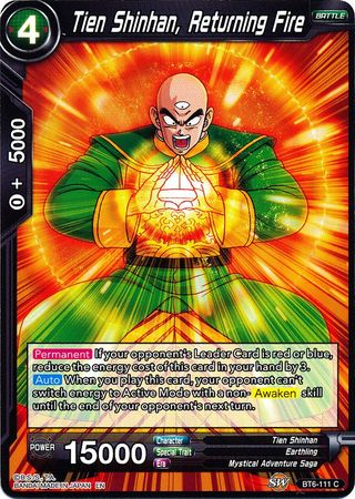 Tien Shinhan, Returning Fire [BT6-111] | Devastation Store