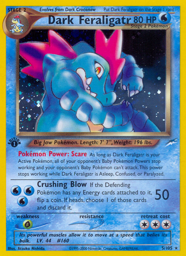 Dark Feraligatr (5/105) [Neo Destiny 1st Edition] | Devastation Store