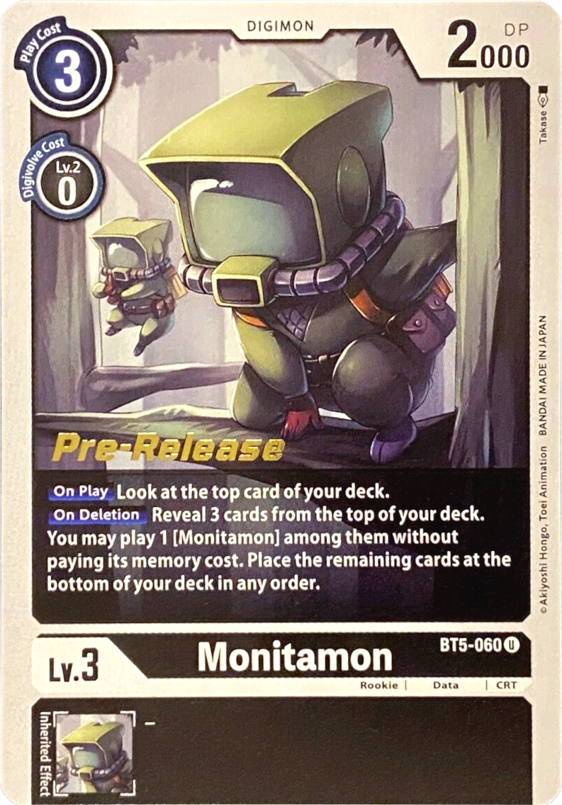Monitamon [BT5-060] [Battle of Omni Pre-Release Promos] | Devastation Store
