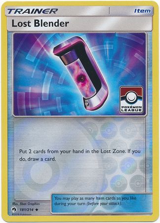 Lost Blender (181/214) (League Promo) [Sun & Moon: Lost Thunder] | Devastation Store